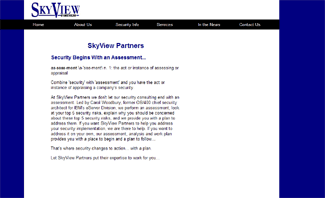 The first version of SkyViewPartners.com